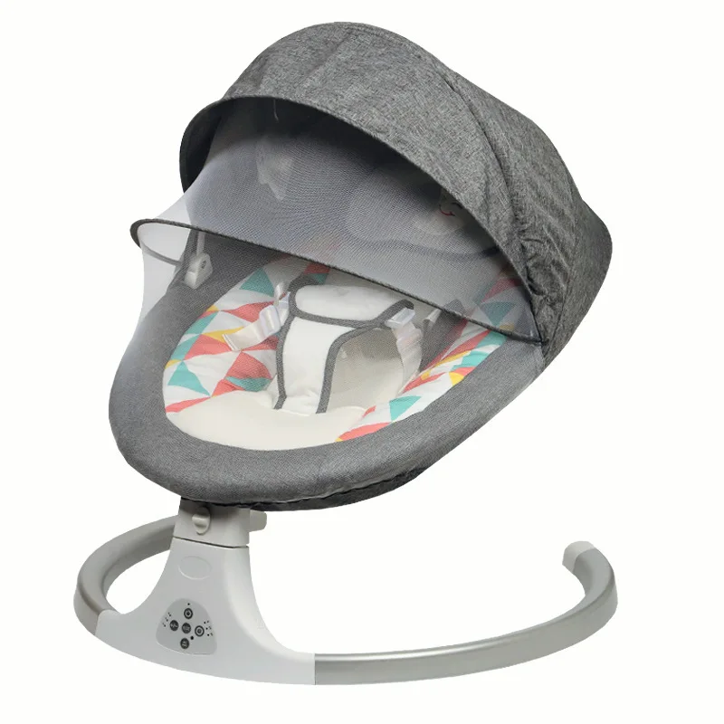 
Infinite recline positions Intelligent Timing Built in soothing music Bluetooth enabled USB Baby Electric Rocking Chair 