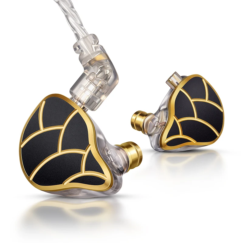 New upgraded  10 Units Hybrid Driver HIFI DJ Monitor Earphone Wired Headset