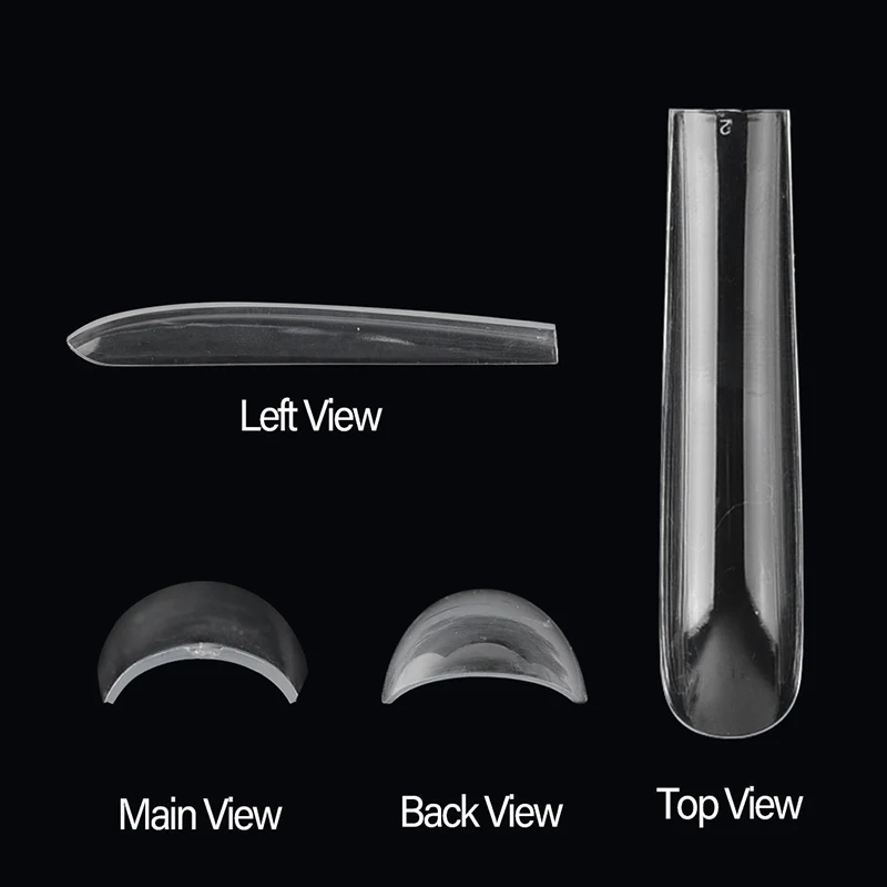 Wholesale Long Straight Press On Nails Tips No C Curve 3xl XL XXL XXXL Square Full Cover Nail Tips
