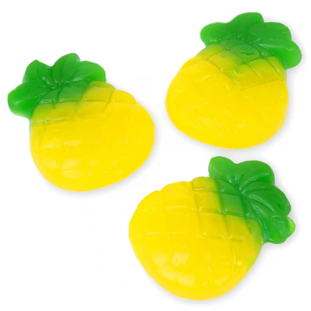 Chinese Sweets wholesale bulk packing  gummy sour pineapples shape bulk candy