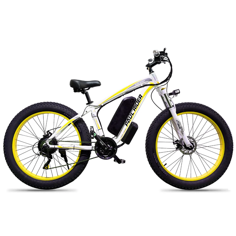 21 Speed 26 Inch 48V 500W 750W 1000W Motor 13AH Battery Electric Hybrid Bike MTB Mountain Fat Tire Electric Bike