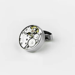 Wholesale Sublimation Cufflink Personalized Button Bouton De Manchette Designer Cufflinks For Men