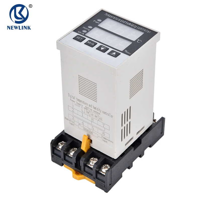 Intelligent temperature and humidity detector for electric cabinet