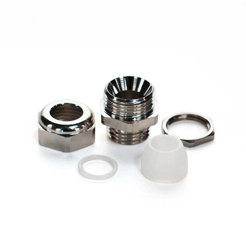 JAR High-Temp Metal IP68 Connector Brass M20*1.5 Cable Gland Waterproof Cable Entry with RoHS Certification PG & MG Type