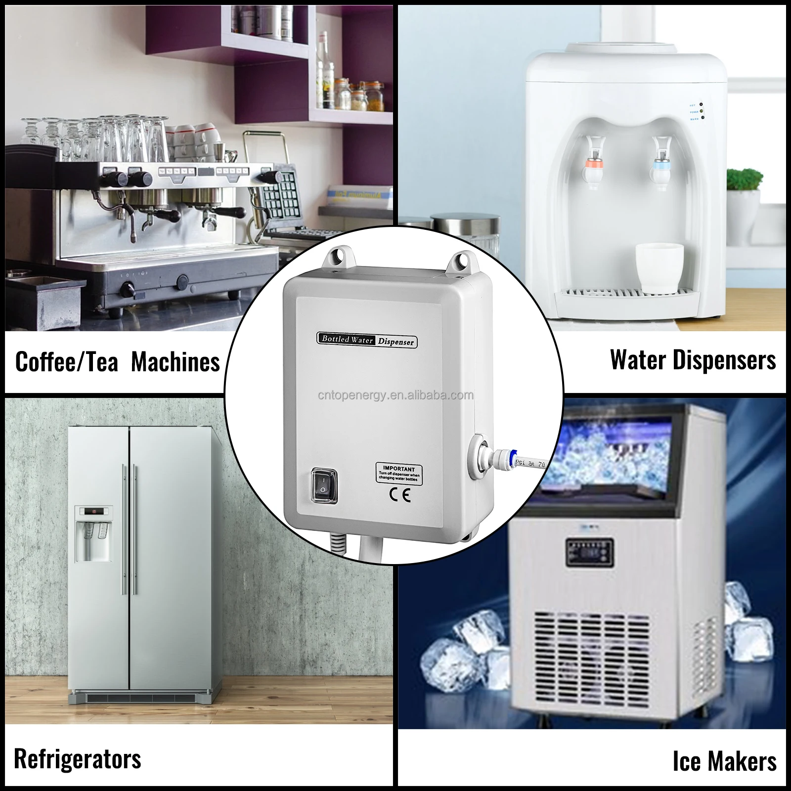 BW5020 Dual Inlet Bottled Water Dispensing System 115V flojet