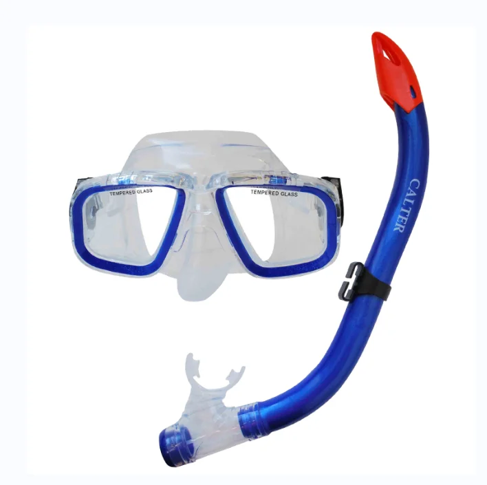 Diving Equipment Mask And Snorkel Full Face Swimming Snorkel Set Breathing Tube Snorkel
