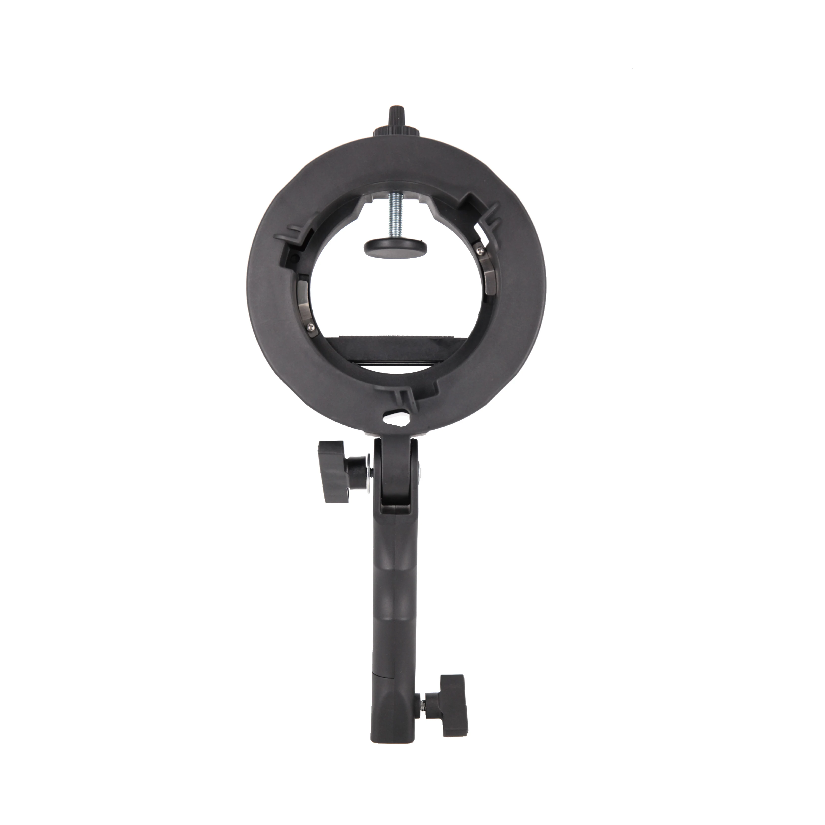 Speedlite Bracket Holder Bowens Mount Holder with Handle for Photo Flash Snoot Softbox Beauty Dish Reflector Umbrella