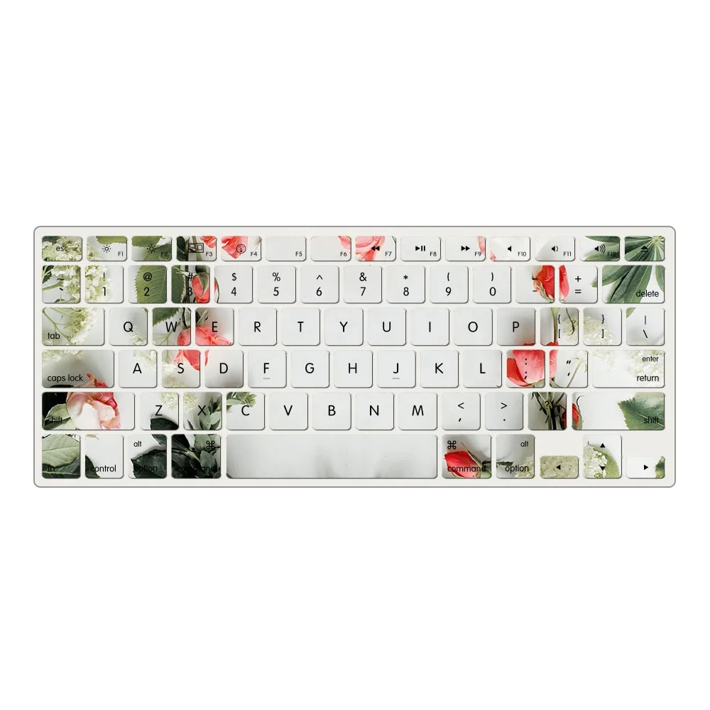 High quality beautiful Keyboard Cover for Macbook Silicone Waterproof Keyboard protector for Macbook 13 inch