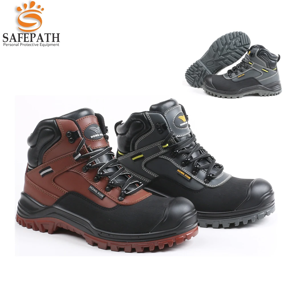 Brand Wholesale High Quality Custom Comfortable Waterproof safety shoes construction steel toe shoes for work