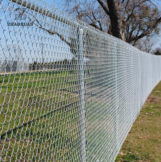 PVC Coated Galvanized Chain Link Fence with Good Quality