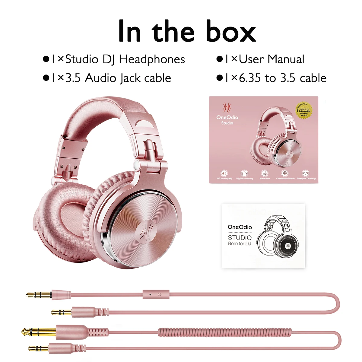 Oneodio Pro 10 Wired Over Ear Wholesale Headphones Hifi Studio Monitor Music Headphone For Phone Computer PC With Mic