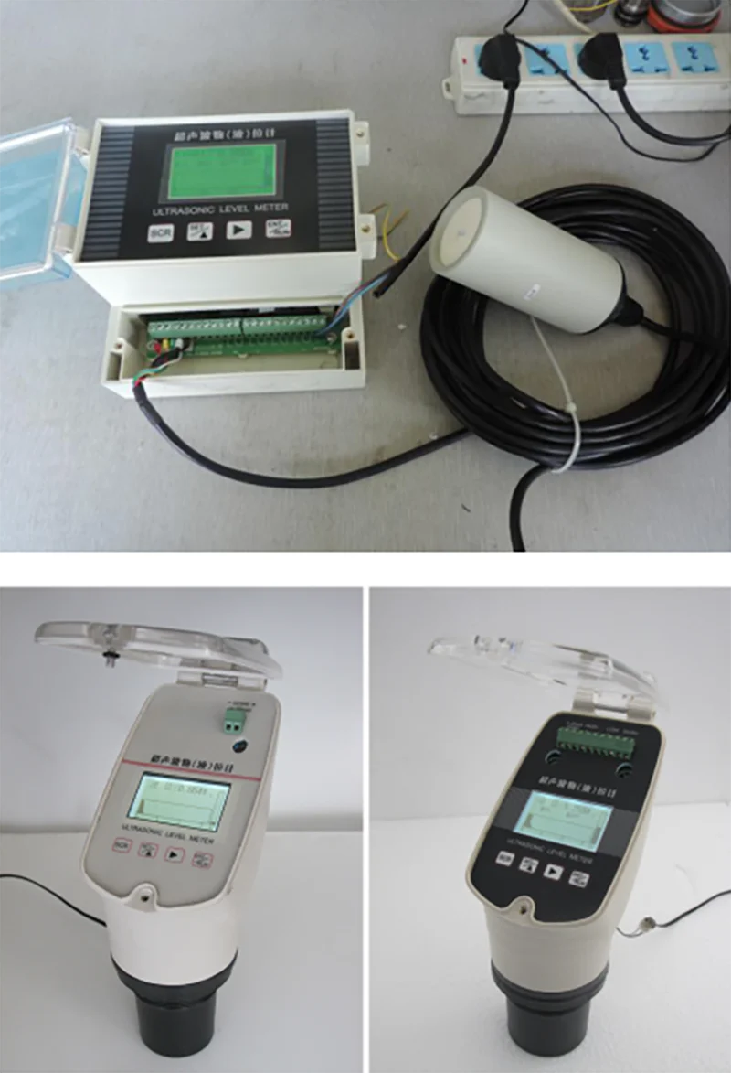 Wireless Ultrasonic Water Fuel Diesel Liquefied Gas Tank Level Sensor with 4-20mA RS485