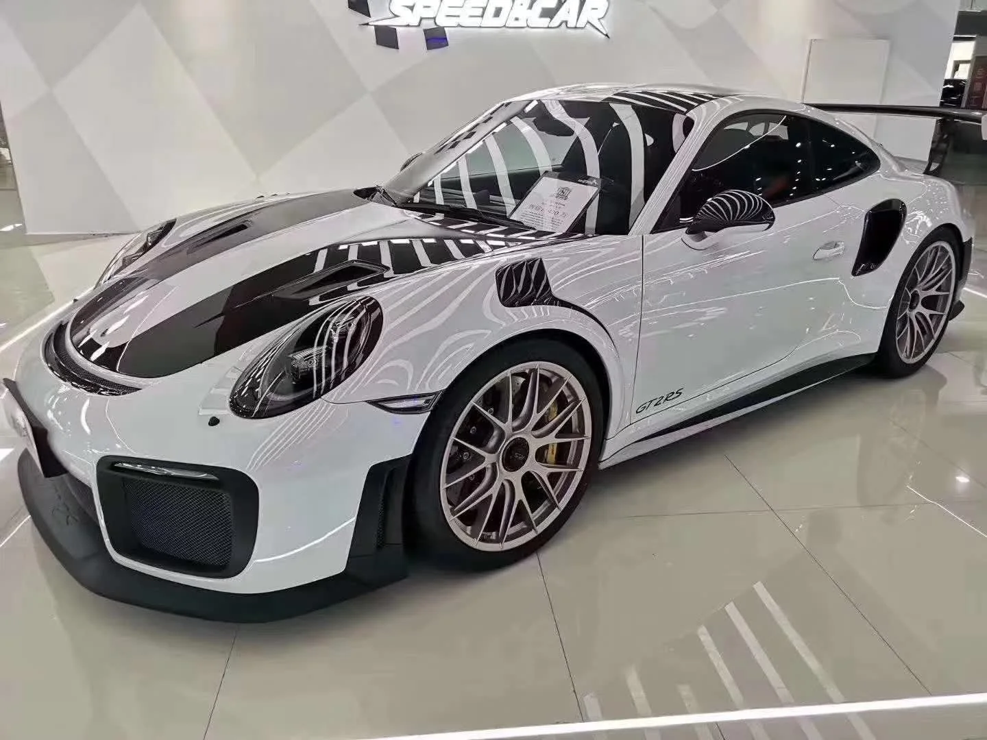 BETTER High Quality Car body kit for Porsche 911 991 2012-18 To GT2 RS style front rear bumper fenders hood spoiler