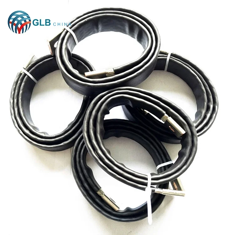High Quality Earth strap Cu-ETP L200 Flexible Braided Copper Connector Flat Connector