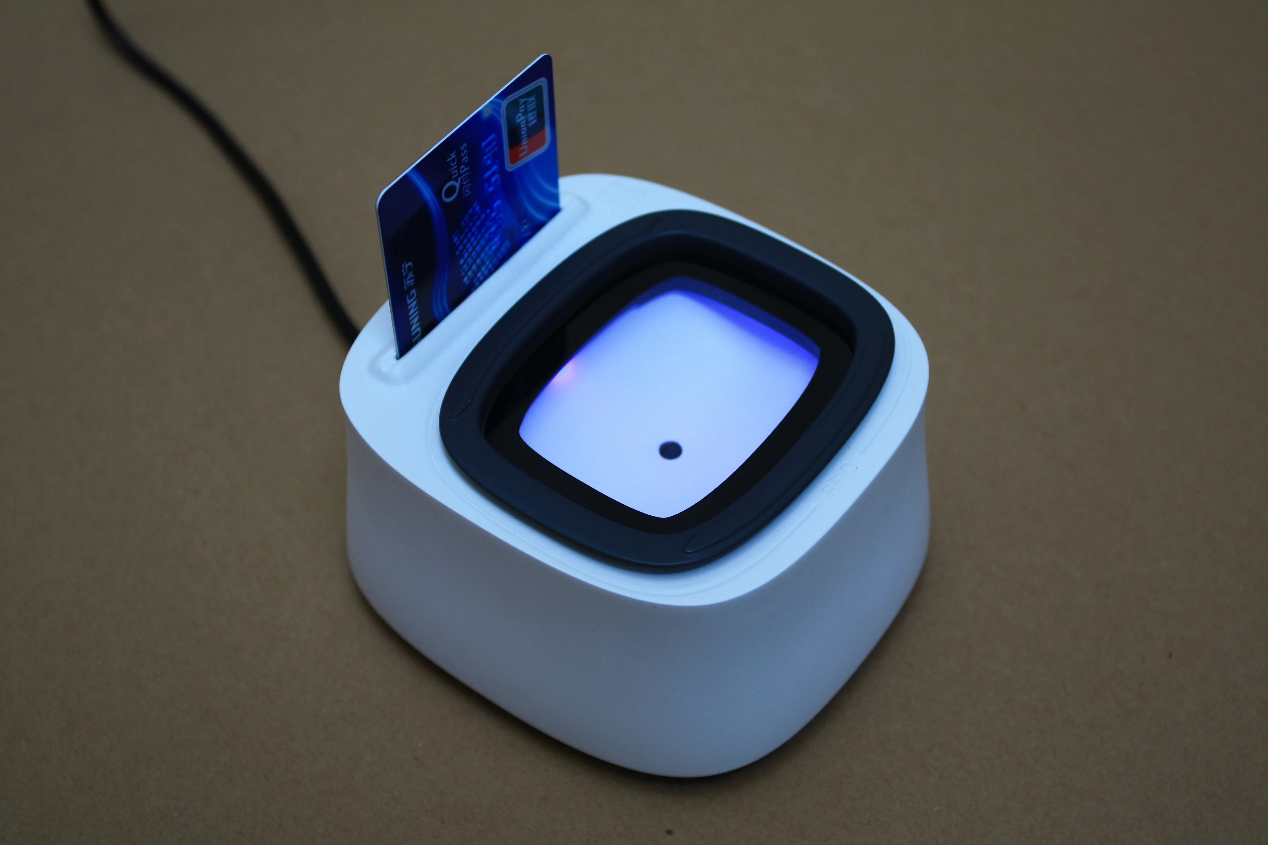 Смарт EMV IC NFC RFID считыватель записи Бесконтактный мобильный QR-код сканер платежный ящик
