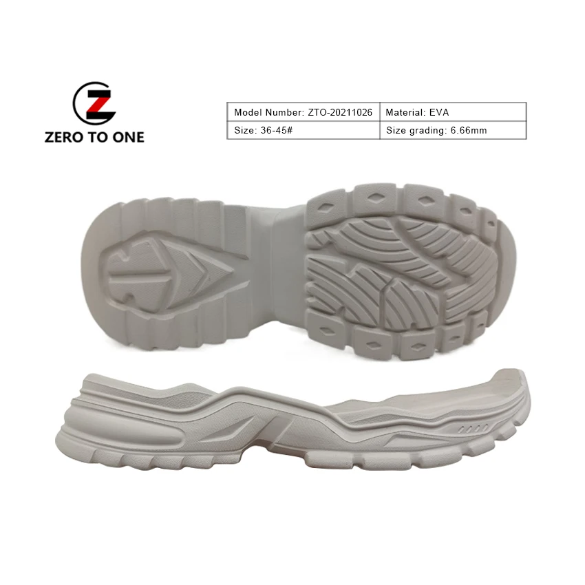 Eva Sole Custom Design Shoe Making Factory Supplier Lightweight Soft Recyclable Phylon Material Sport Casual Outsole