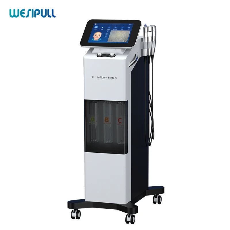 Oxygen Aqua Jet Peel Machine Hydrodermabrasion Facial Machine With Skin Analyzer