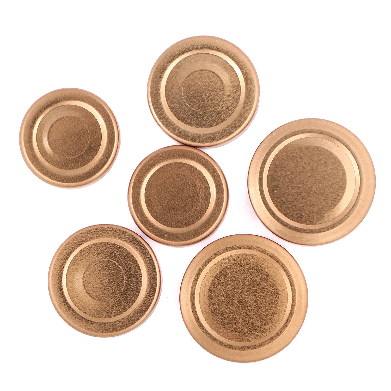 Factory Wholesale Food Grade Tinplate Metal Screw Caps Twist Off Lids Lug Cap For Glass Jars