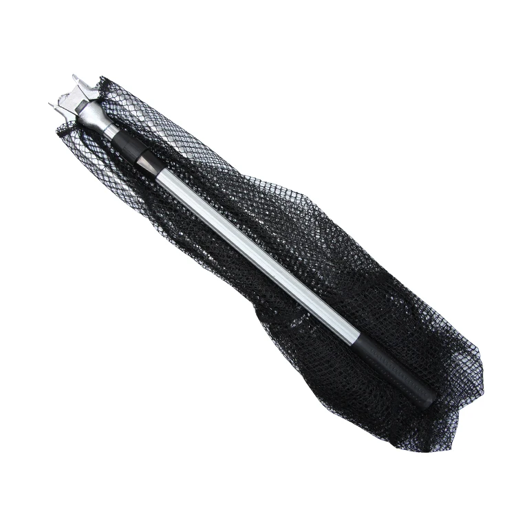Selco Veiligheidsnet Polyester Fiber+Al Net Head 50*50Cm 2Sec Net Depth 45Cm Portable Landing Net Fishing