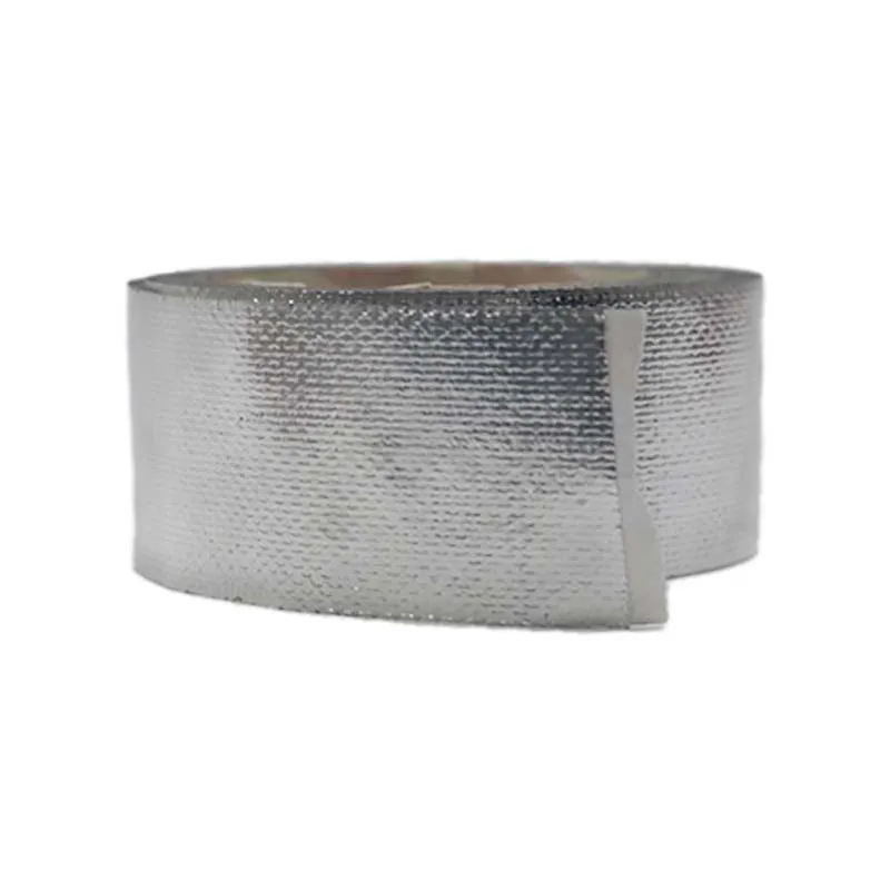 HVAC Alu solvent glue Aluminum Foil Fiberglass Thick Aluglass Fiber Green Aluminium Glass Cloth Tape