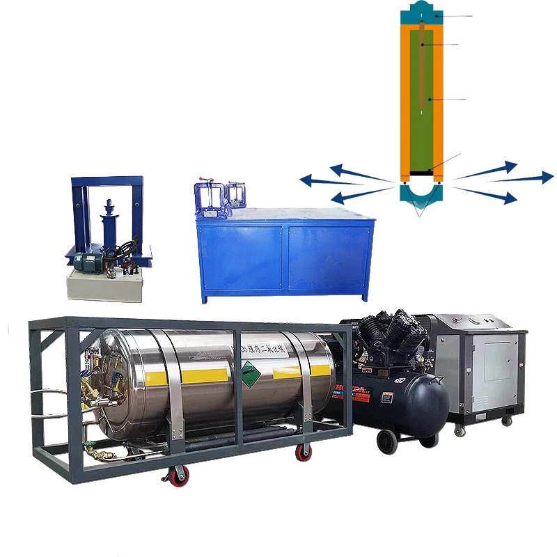New Carbon Dioxide Driven Detonation Equipment Rock fracturing device Replace explosives factory outlet