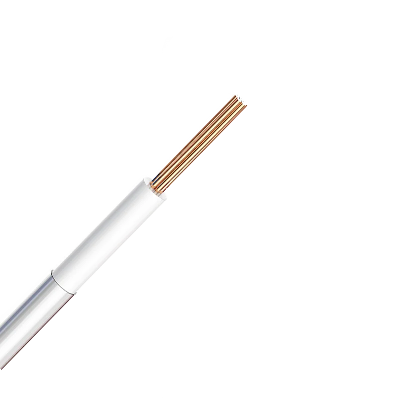 
White THHN Electrical Single Core Copper Cables 14AWG 12 AWG 8AWG 6AWG Wires with Nylon Cover 