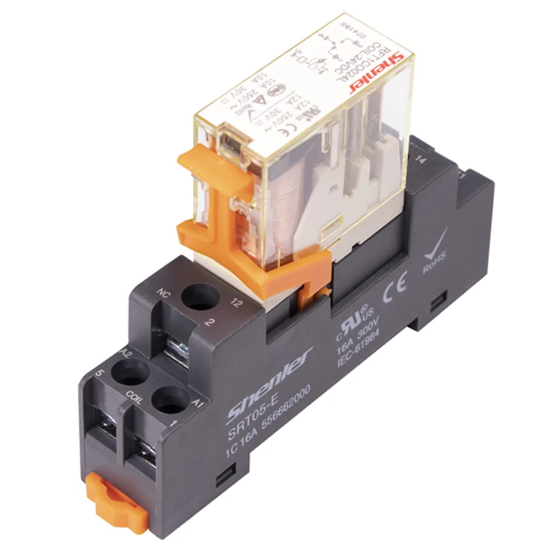Shenler RFT1CO012L+SRT05-E High standard contactor & thermal relay overload single phase interface relay f0ridge lighting