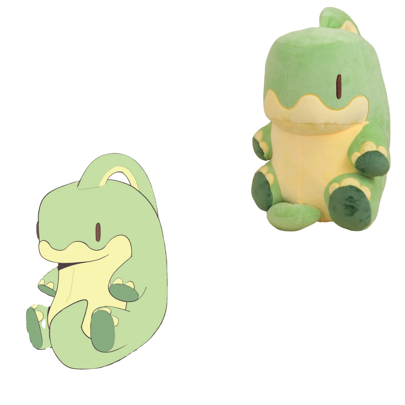 Factory low MOQ custom high quality plush toys corporate mascot printed logo stuffed animal doll cute dinosaur plush toys