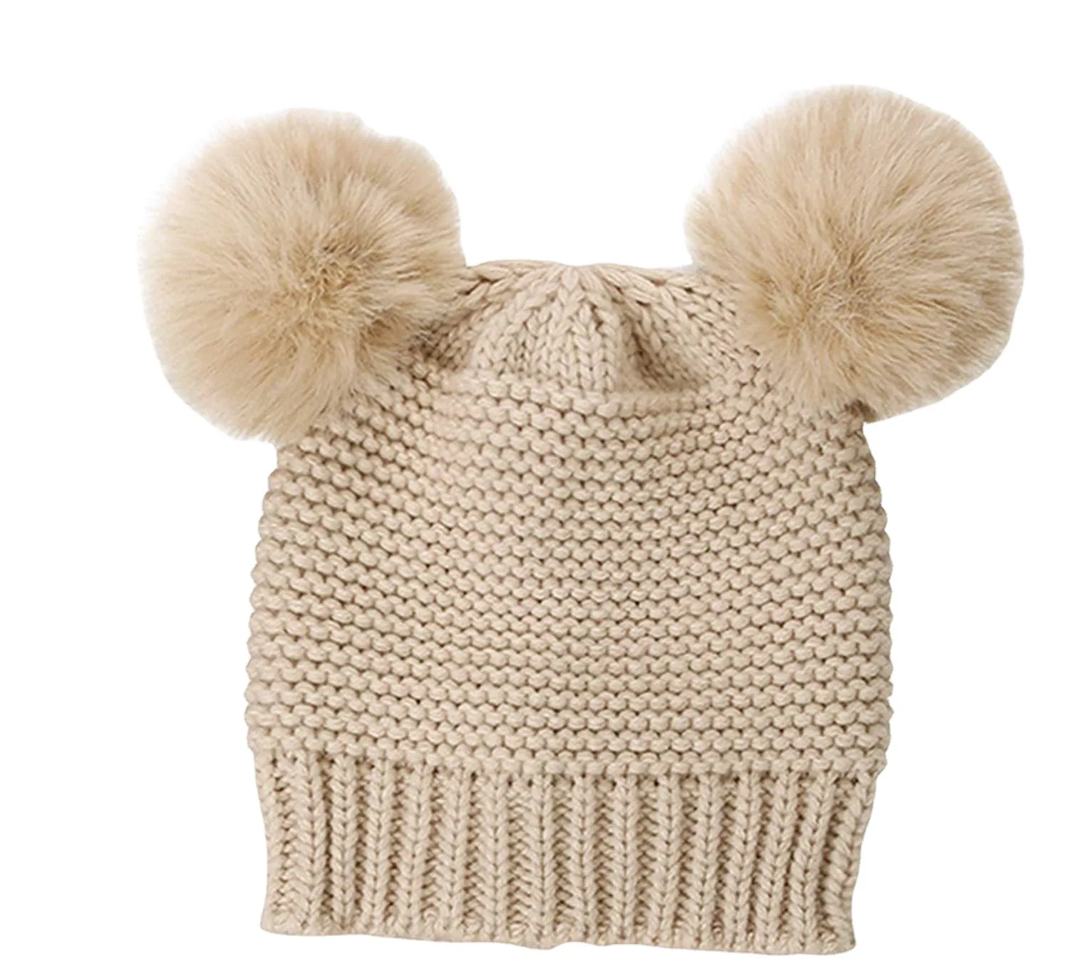 Baby Hat Scarf Glove Three Pieces Set New Winter Cute Crochet Girls Kids Knit Hat Thick Warm Fancy Princess Girls hats