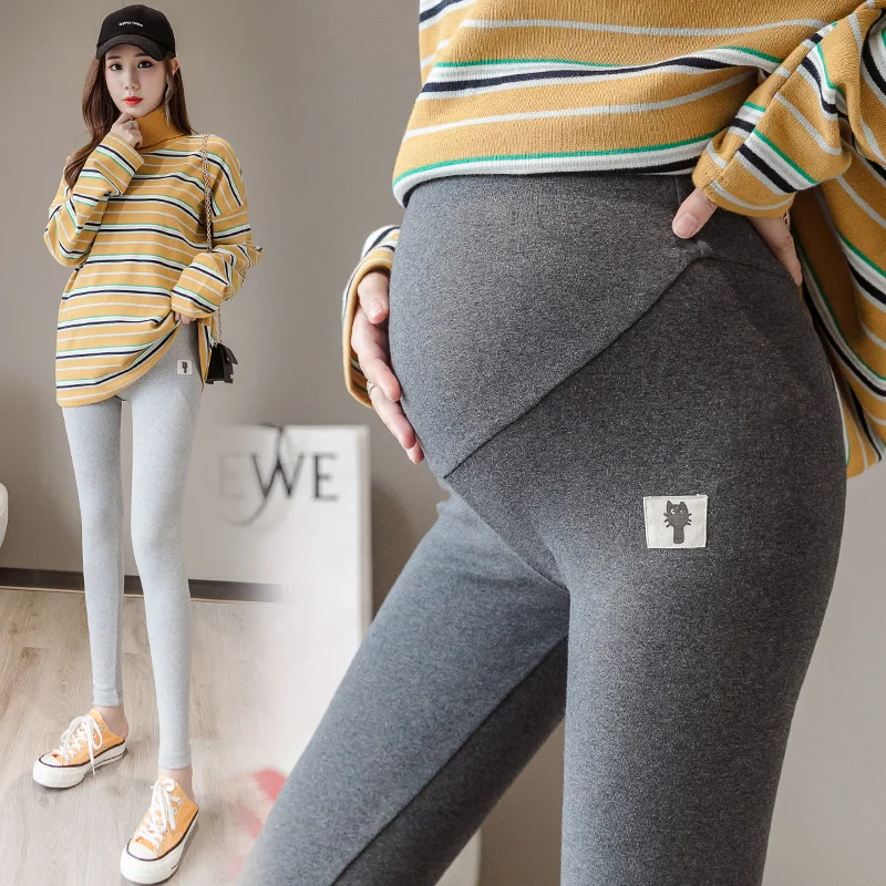 
Cheap maternity trousers; autumn trousers; nine split leggings; thin tummy straps to adjust spring wear 