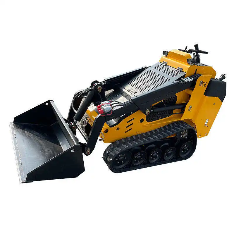 High quality remote control mini skid steer loader mini skid steer loader attachments skid steer loader china for sale