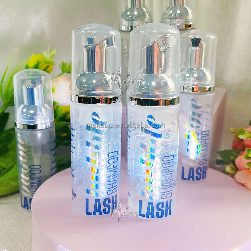 Custom Logo 5ml Lash Shampoo Concentrate Sachet Foam Lash Cleanser Concentrate Private Label Lash Shampoo Concentrate