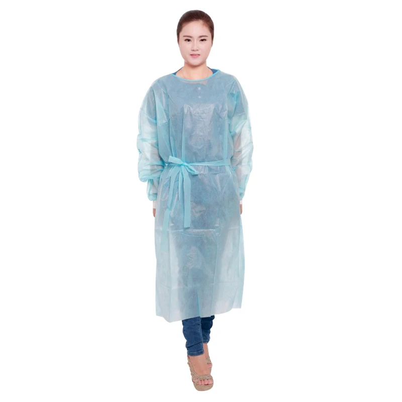 
Professional Disposable PE PP CPE protective waterproof surgical isolation gowns 