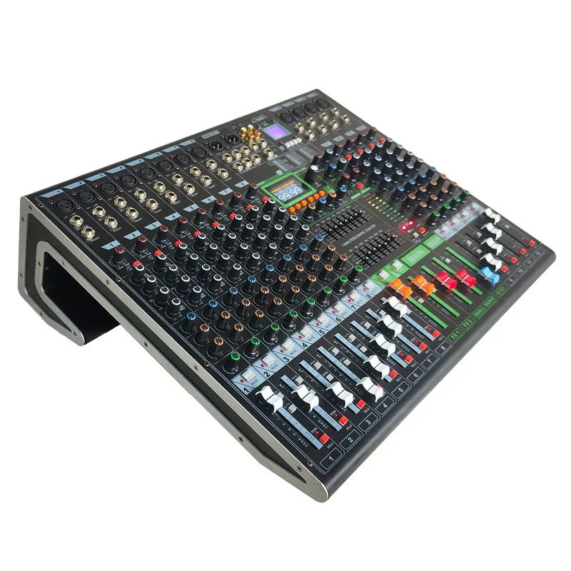 GBUB PMA802FX  8 Channel Dual Grouping Professional Audio mixer Console with dual 99 DSP 48V Phantom/MP3/USB//BT