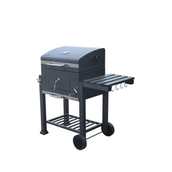 Outdoor Square Barbecue Smoker Grill Charcoal Bbq Grills