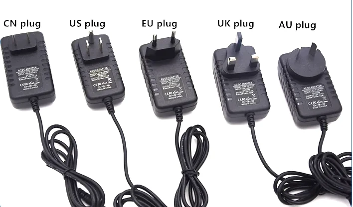 AC DC Adapter 12V Switching Power Adaptor 5V 6V 9V 12V 1A 1.5A 2A Switching Power Adaptor