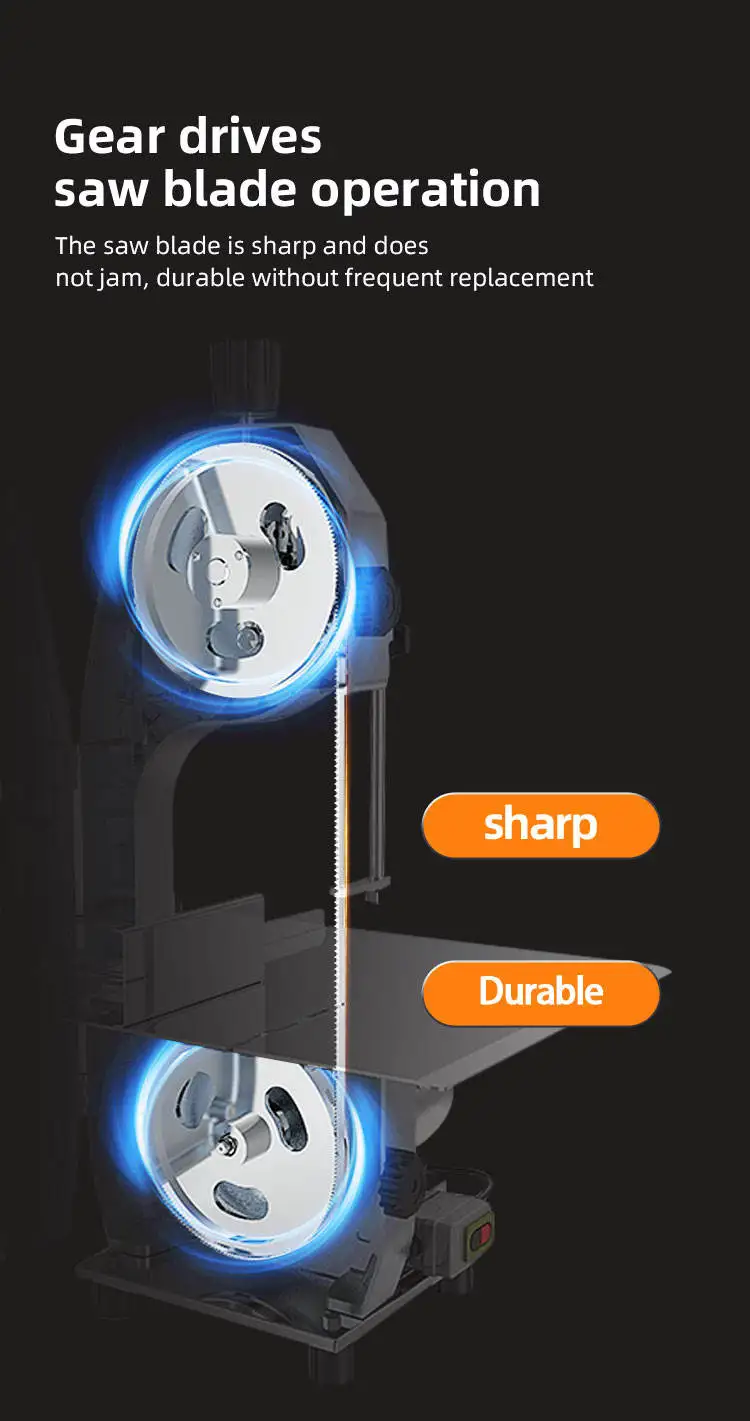 Hot Selling Electric Meat Bone Saw Pig Goat Cow Bones Slicing Cutting Frozen Pork Machine Equipment