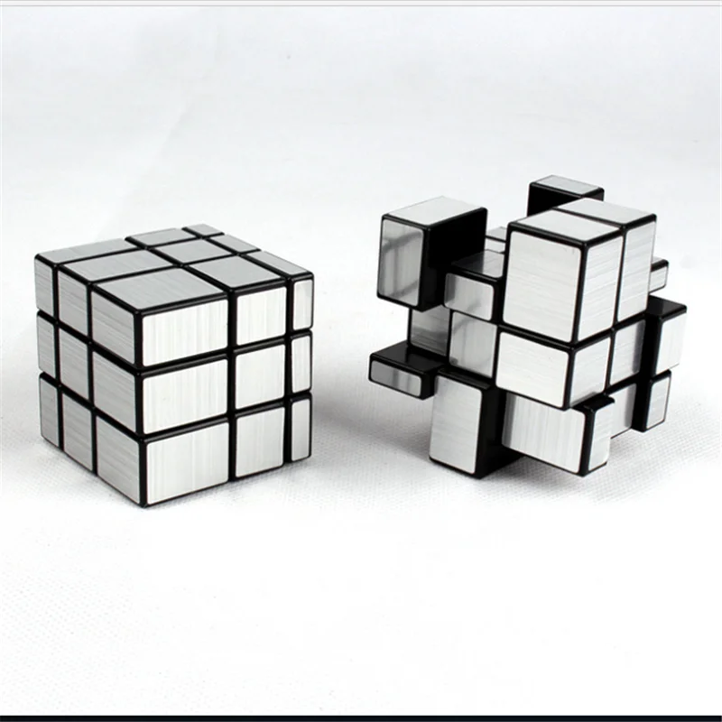 
5.7cm gold silver special-shaped mirror magic cube environment-friendly ABS third-order intelligence magic cube 