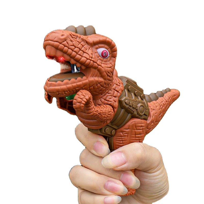Plastic Electric Sound Light Spray Smoke Dinosaur Boy gun toys Kids Dinosaur Spray Water Gun With Light And Music mini water gun