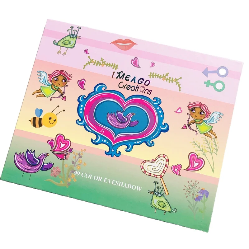 Europe and the United States Makeup Brazil Carnival 99 Color Eyeshadow Large Plate Pearl Matte Sequins Hot Selling