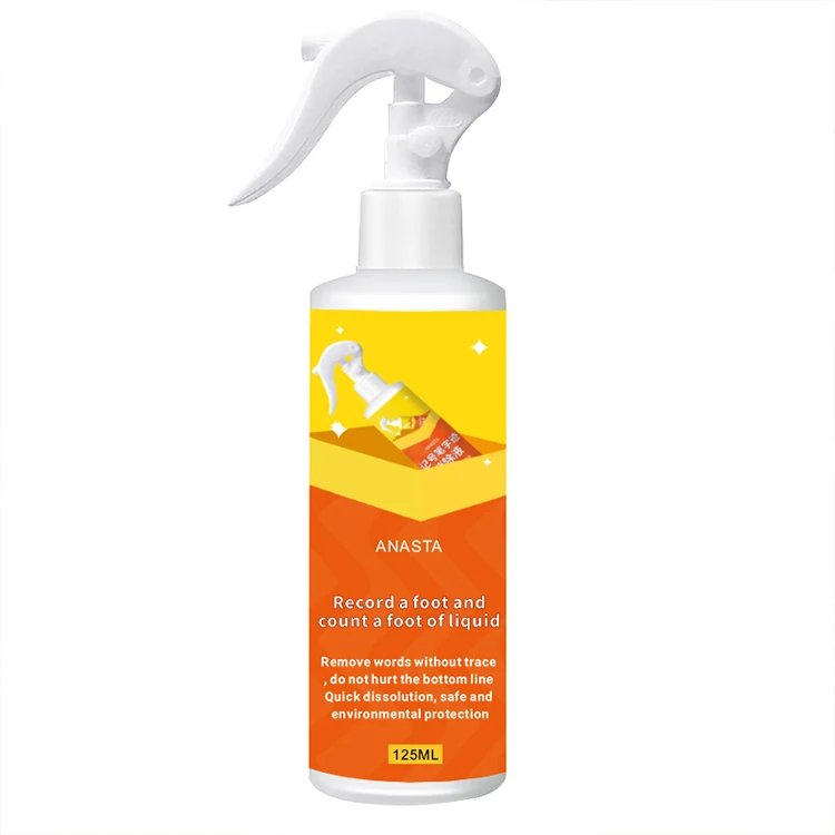 ANASTA OEM School Supplies Permanent cleaner instant Isk stain remover spray