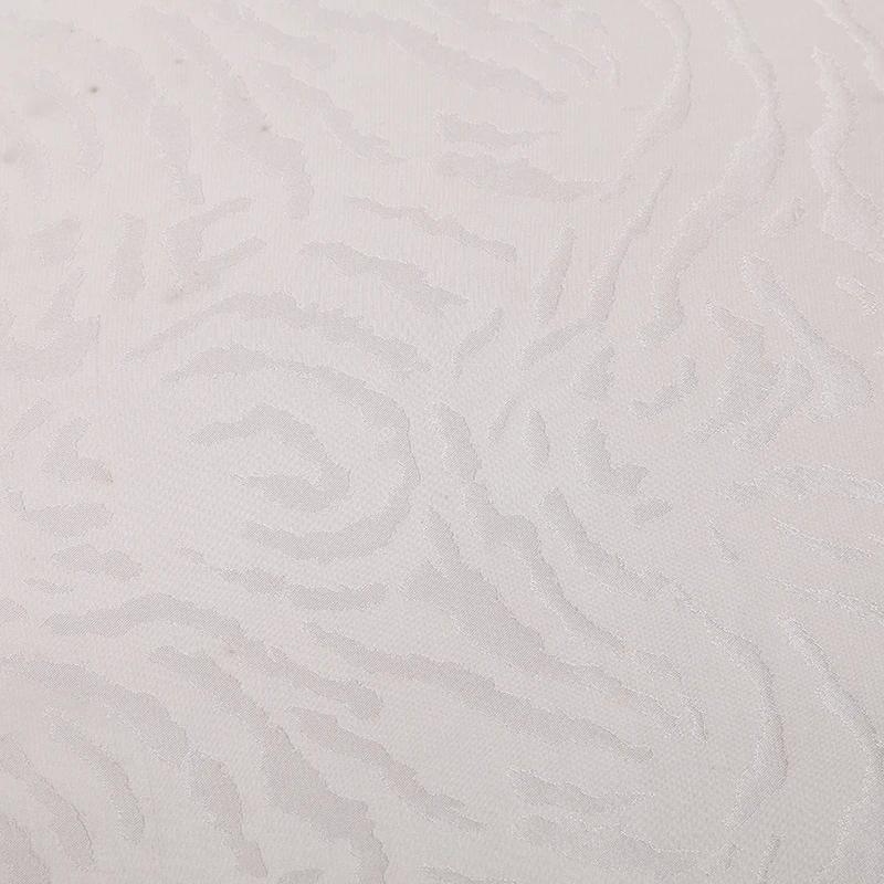 Популярный новый список Hangzhou Тигровая полоса жаккардовая белая 114 см 100% шелковая ткань