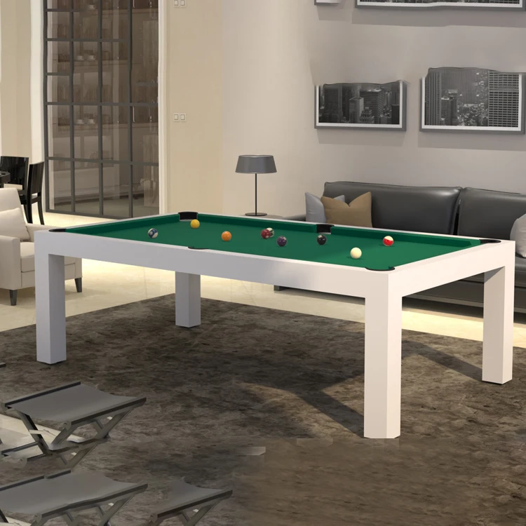 
High-end customized standard pool table size 9ft pool dining table 