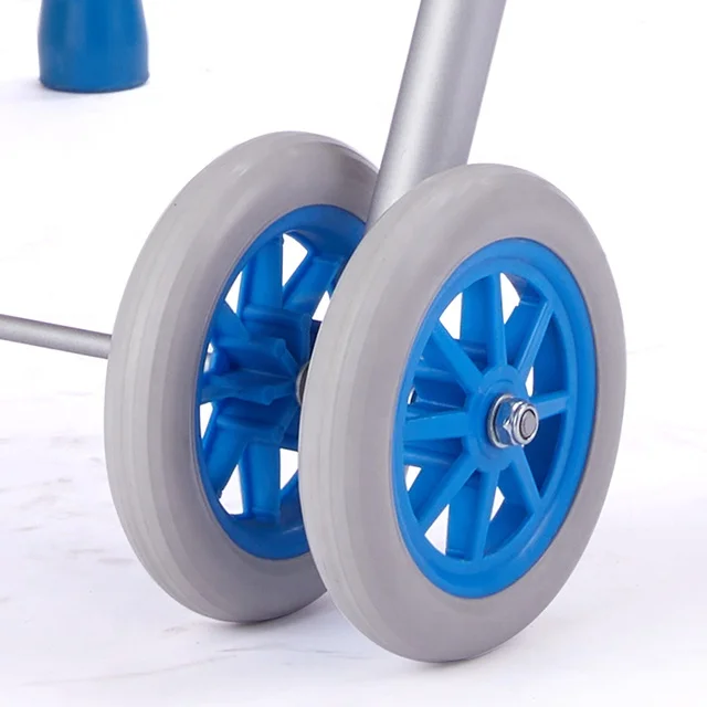 Folding Rollator Walker Economical Disable Walker Rollator Aluminum Adjustable Walker For Seniors