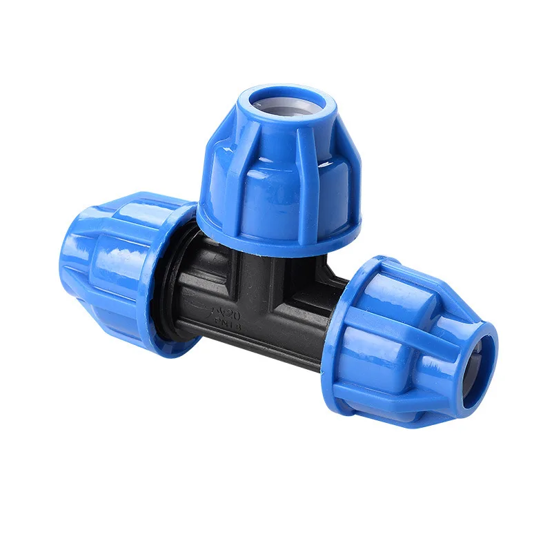 PP pe compression tee elbow hdpe pipe fittings irrigation for water supply