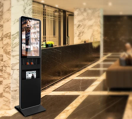 32 Inch Wireless Charging Station Android LCD Advertising Kiosk with Wifi