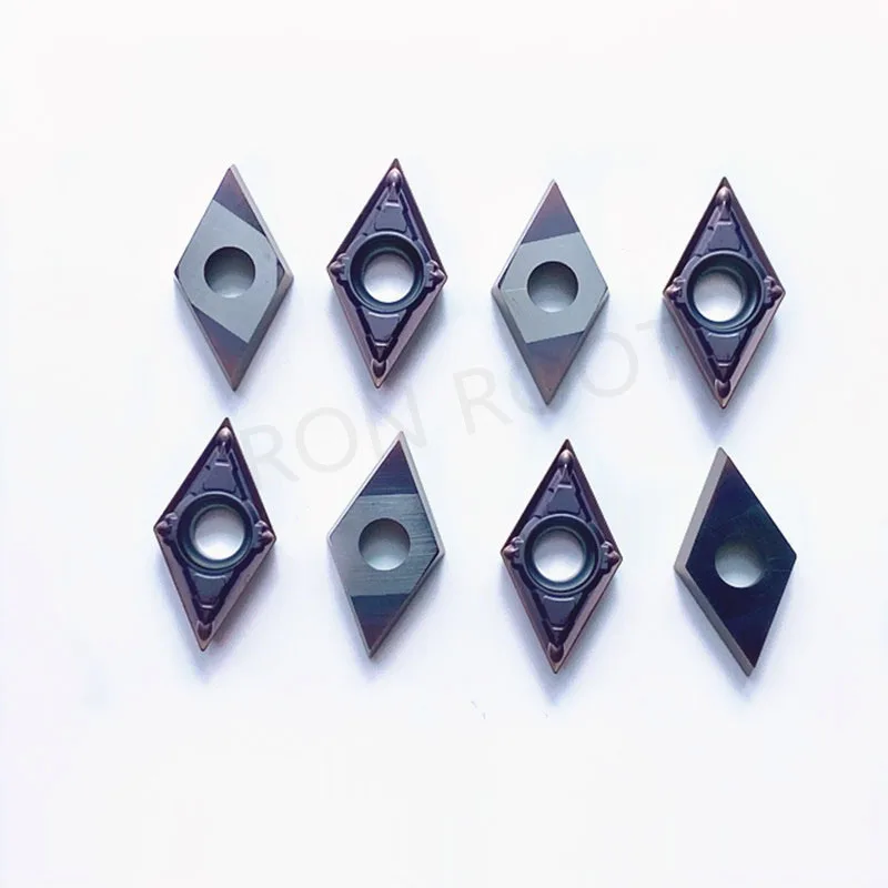 CNC lathe DCMT070202 DCMT11T302 11T304 11T308 TG2115 TG1225 outer circle inner hole 55 degree carbide insert