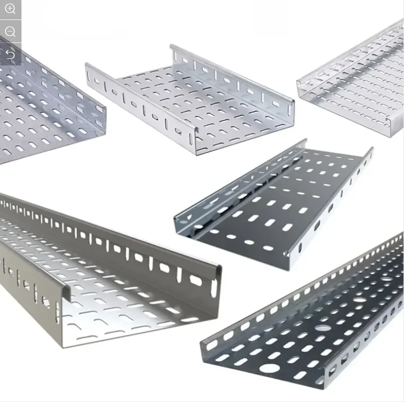 OEM Hot Dip Galvanized cable tray making machine perforated cable tray spraying cable tray