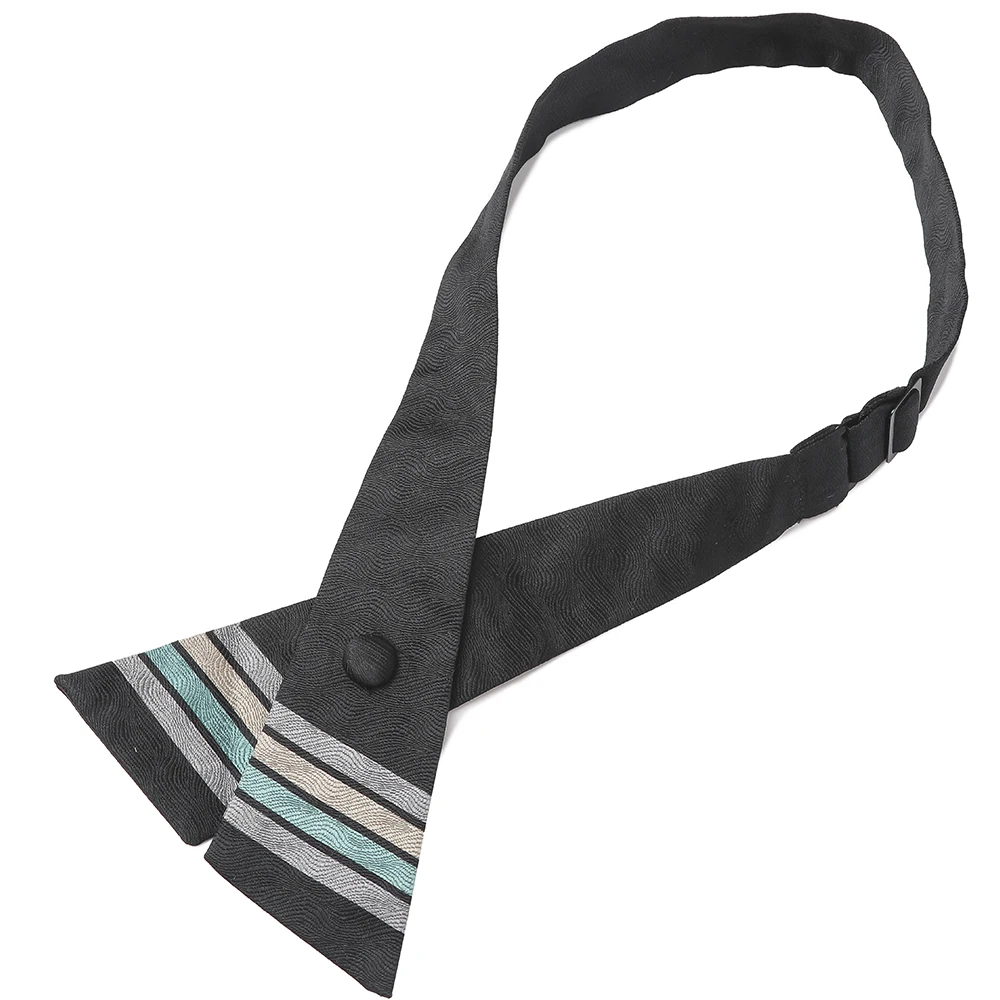 Custom  made logo cross  tie OEM high quality  cheap  solid polyester uniform girls western cross tie