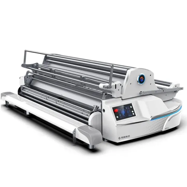 Automatic milk silk fleece knitted non woven fabric spreading machine for garment textile industry